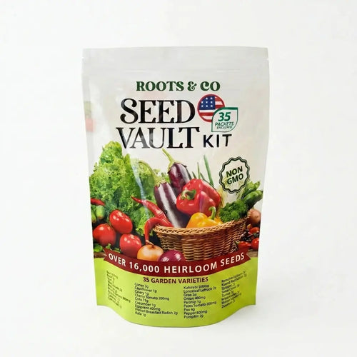 Roots & Co Heirloom Seed Vault Kit (35 Pack)