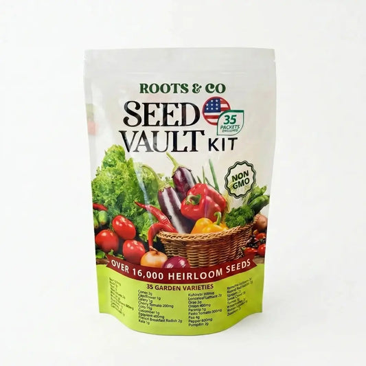 Roots & Co Heirloom Seed Vault Kit (35 Pack)